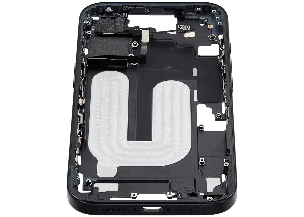 Original Apple-Ausbau C gebraucht – iPhone 16 US Version Rahmen Schwarz