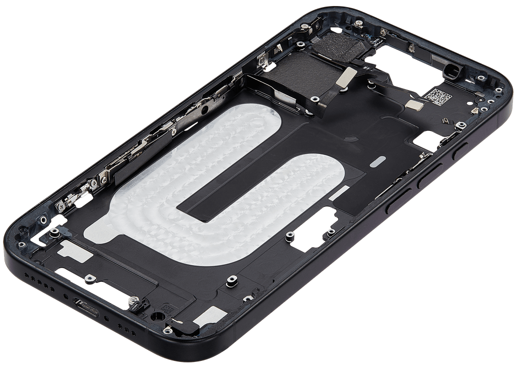 Original Apple-Ausbau C gebraucht – iPhone 16 US Version Rahmen Schwarz