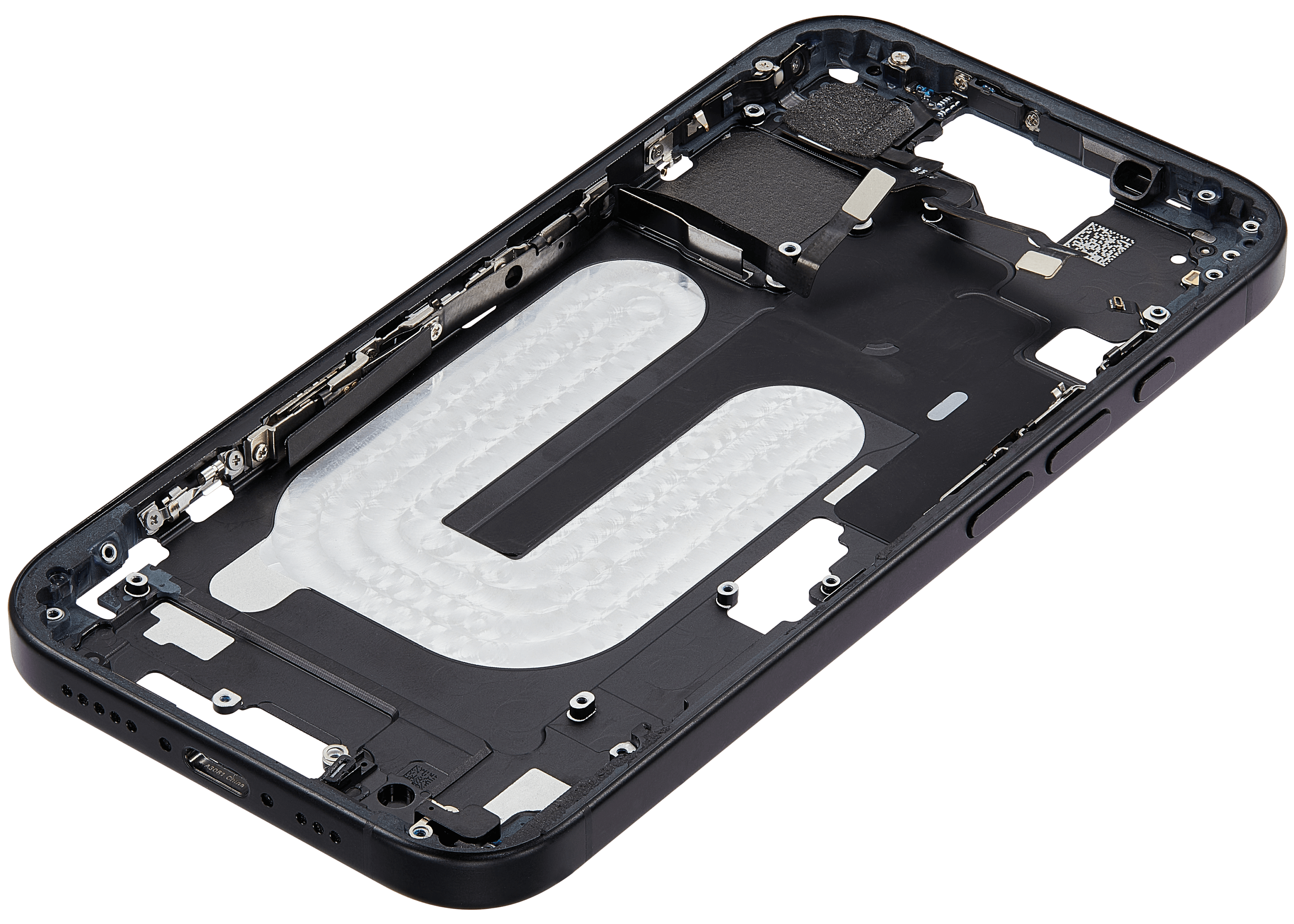 Original Apple-Ausbau C gebraucht – iPhone 16 US Version Rahmen Schwarz