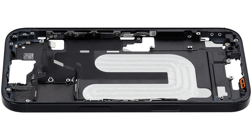 Original Apple-Ausbau C gebraucht – iPhone 16 US Version Rahmen Schwarz
