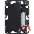 Midframe/Frame with Small Parts for iPhone 16 Plus (EU / Global Version) (Used OEM, Quality B) (Black)