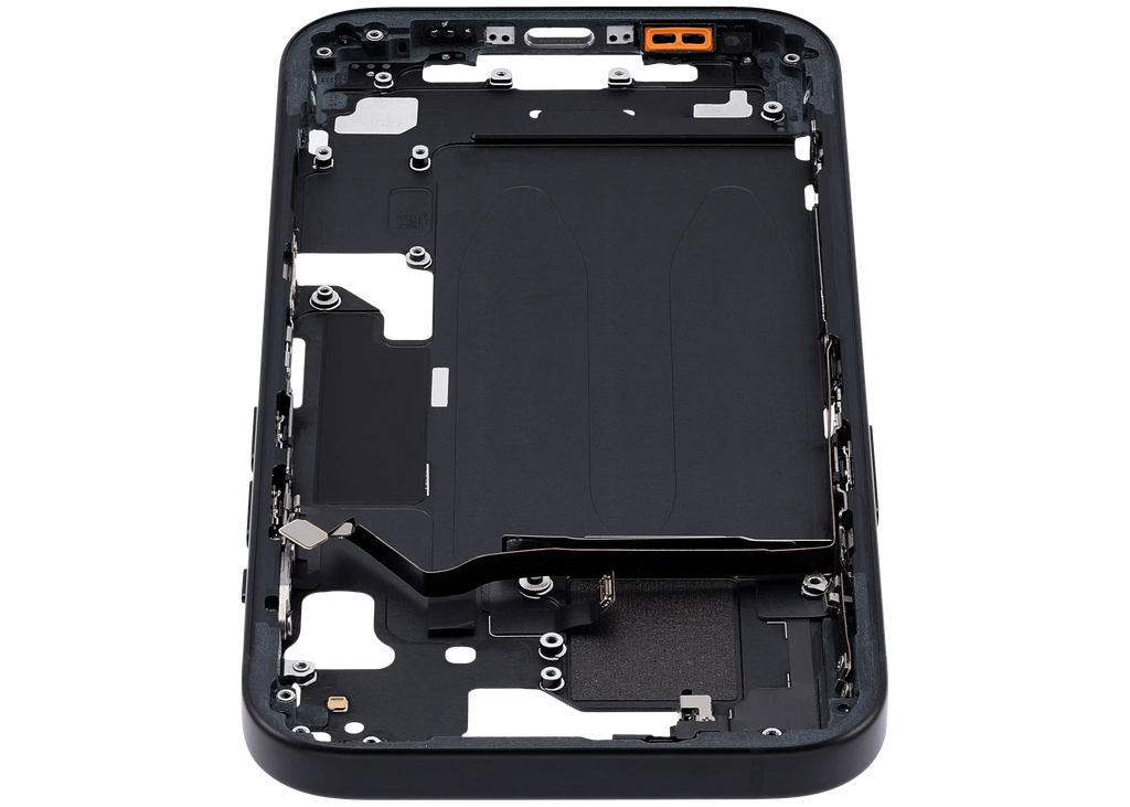 Original Apple-Ausbau C gebraucht – iPhone 15 US Version Rahmen Schwarz