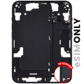Midframe/Rahmen mit Kleinteilen für iPhone 15 US (OEM B) Schwarz