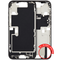 Midframe/Rahmen mit Kleinteilen für iPhone 16 Pro Max Schwarz Titanium OEM Pull