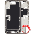 Midframe/Frame with Small Parts for iPhone 16 Pro Max (EU / Global Version) (Used OEM, Grade A) (Desert Titanium)