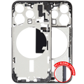 Midframe/Rahmen mit Kleinteilen iPhone 15 Pro Schwarz Titanium OEM Pull A