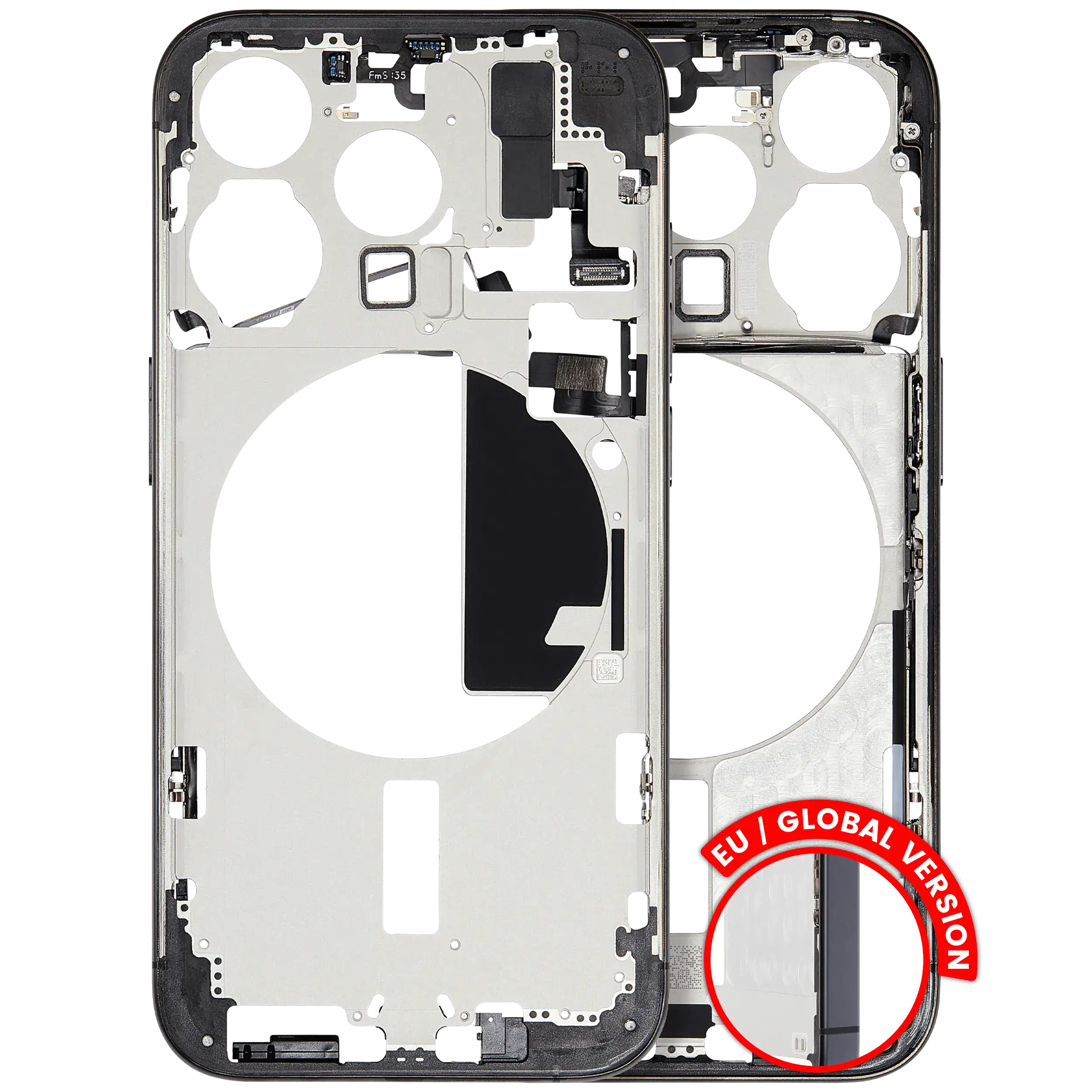 Original Apple-Ausbau A gebraucht – iPhone 15 Pro EU / Rahmen Schwarz