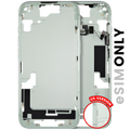 Midframe/Frame with Small Parts for iPhone 15 (US Version) (Used OEM Pull, Quality A) (Green)