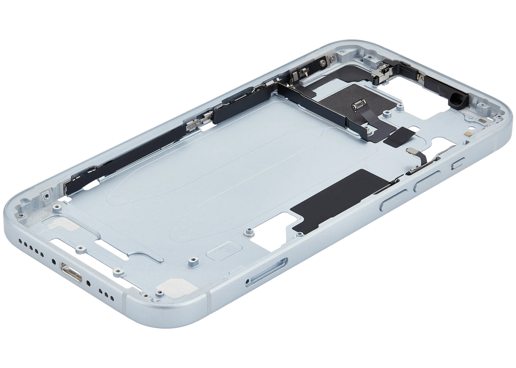 Original Apple-Ausbau B gebraucht – iPhone 15 EU / Global Version Rahmen Blau