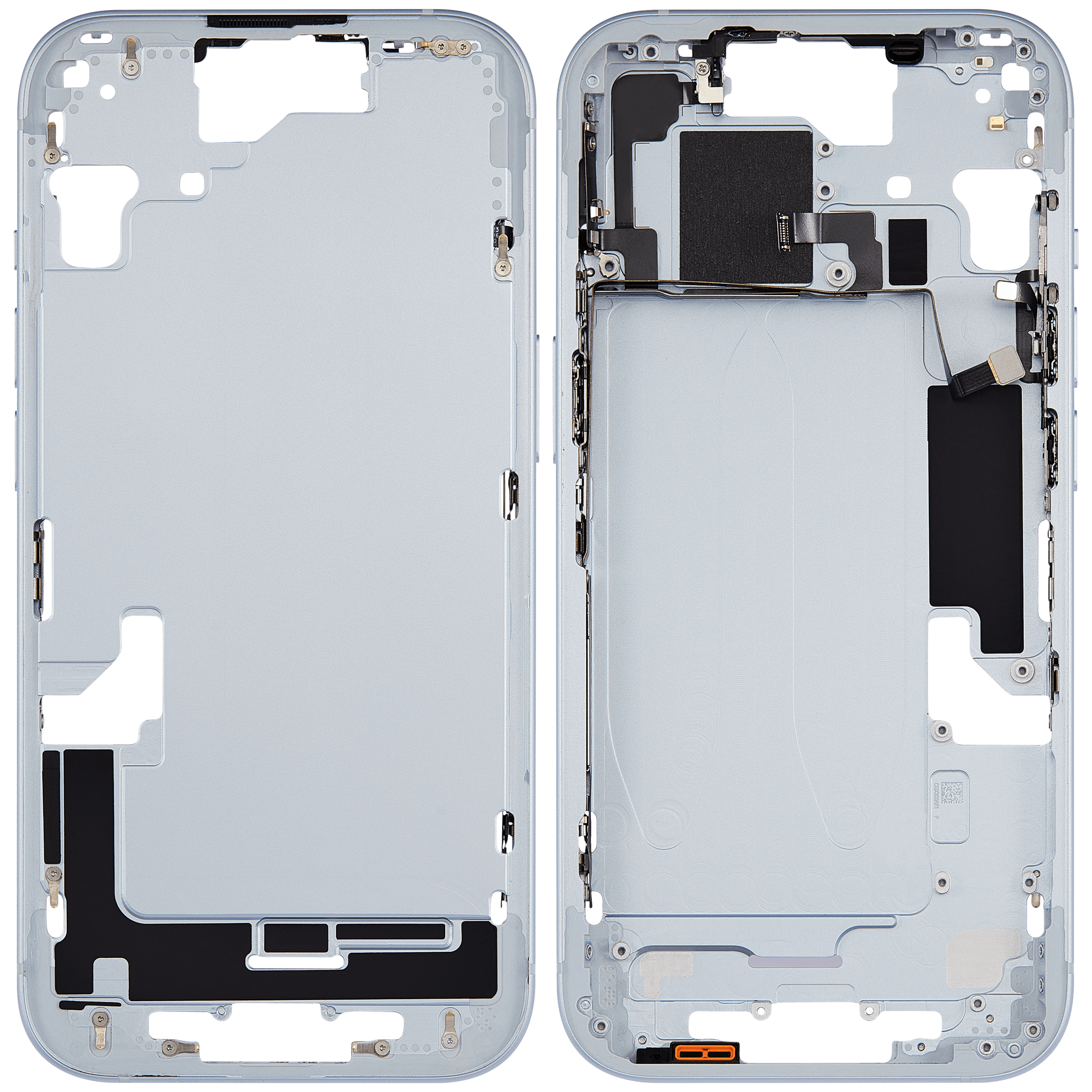 Original Apple-Ausbau C gebraucht – iPhone 15 US Version Rahmen Blau