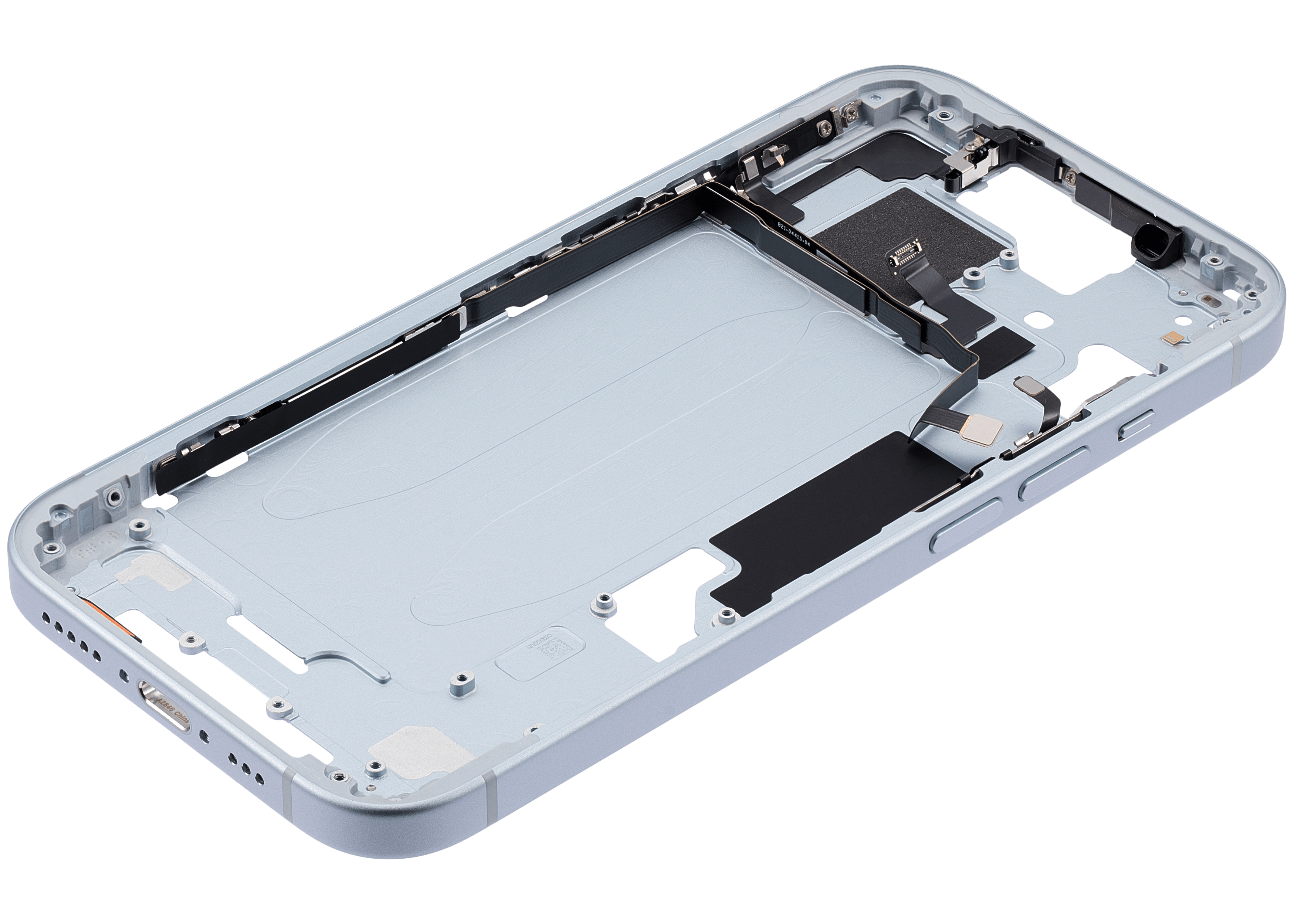 Original Apple-Ausbau C gebraucht – iPhone 15 US Version Rahmen Blau