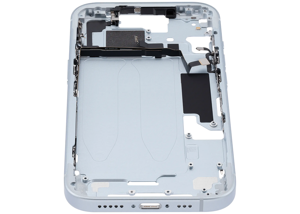 Original Apple-Ausbau C gebraucht – iPhone 15 US Version Rahmen Blau