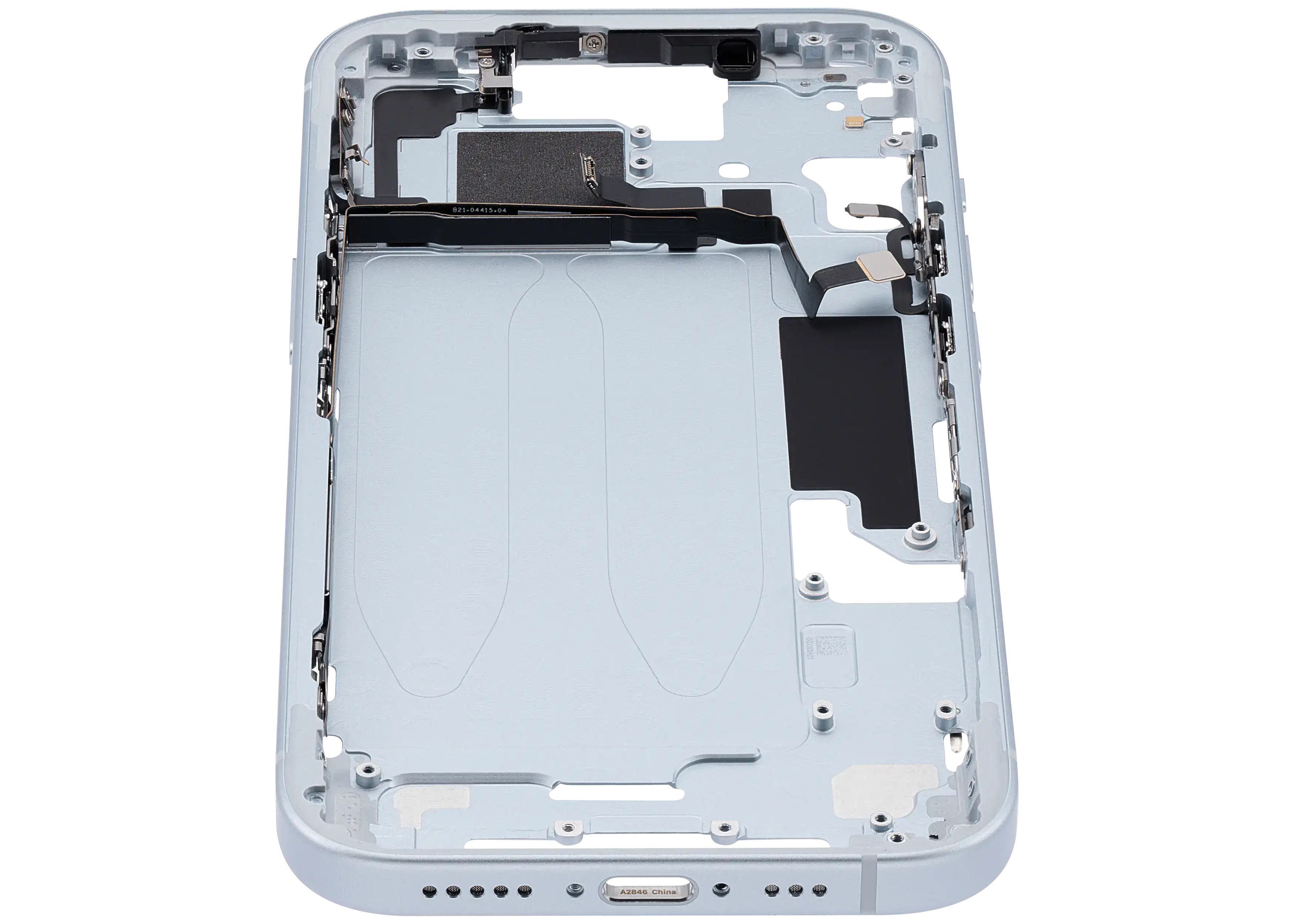 Original Apple-Ausbau C gebraucht – iPhone 15 US Version Rahmen Blau