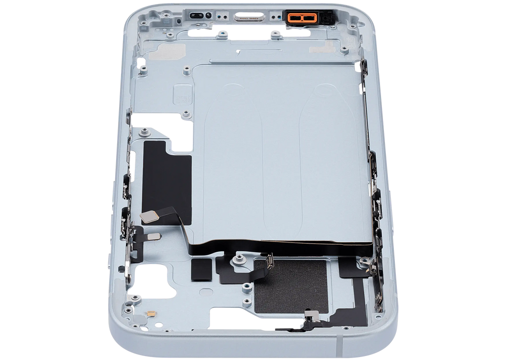 Original Apple-Ausbau C gebraucht – iPhone 15 US Version Rahmen Blau