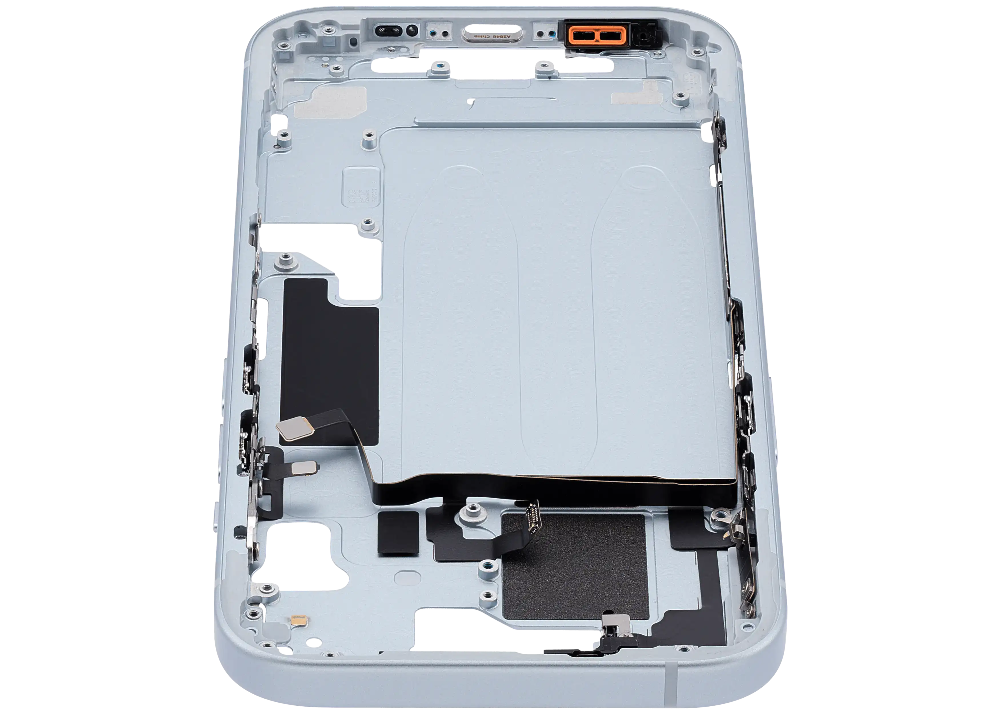 Original Apple-Ausbau C gebraucht – iPhone 15 US Version Rahmen Blau