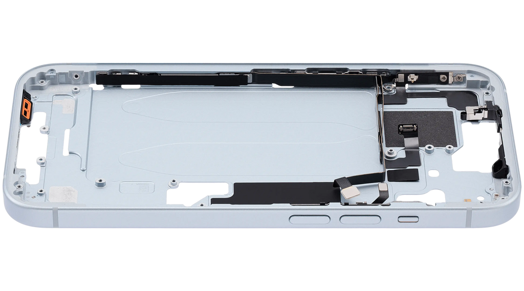 Original Apple-Ausbau C gebraucht – iPhone 15 US Version Rahmen Blau