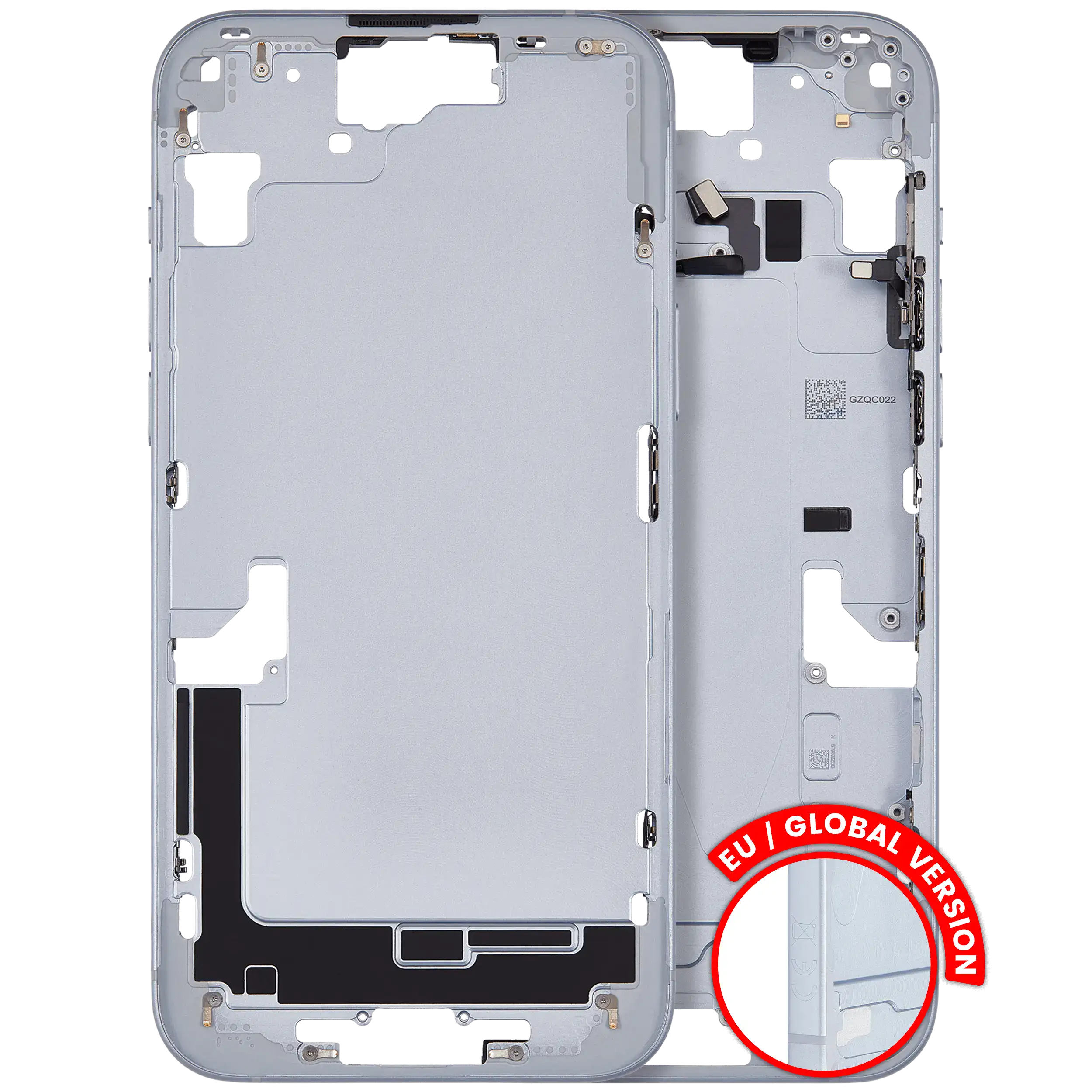 Original Apple-Ausbau A gebraucht – iPhone 15 Plus EU / Rahmen Blau