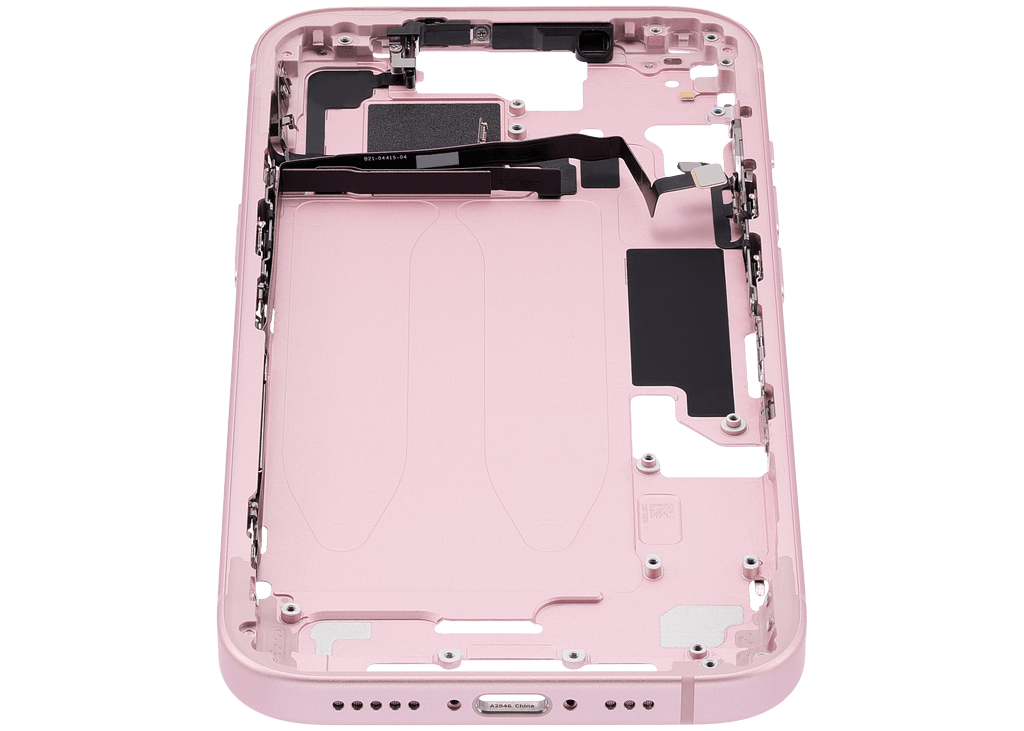 Original Apple-Ausbau C gebraucht – iPhone 15 US Version Rahmen Rosa