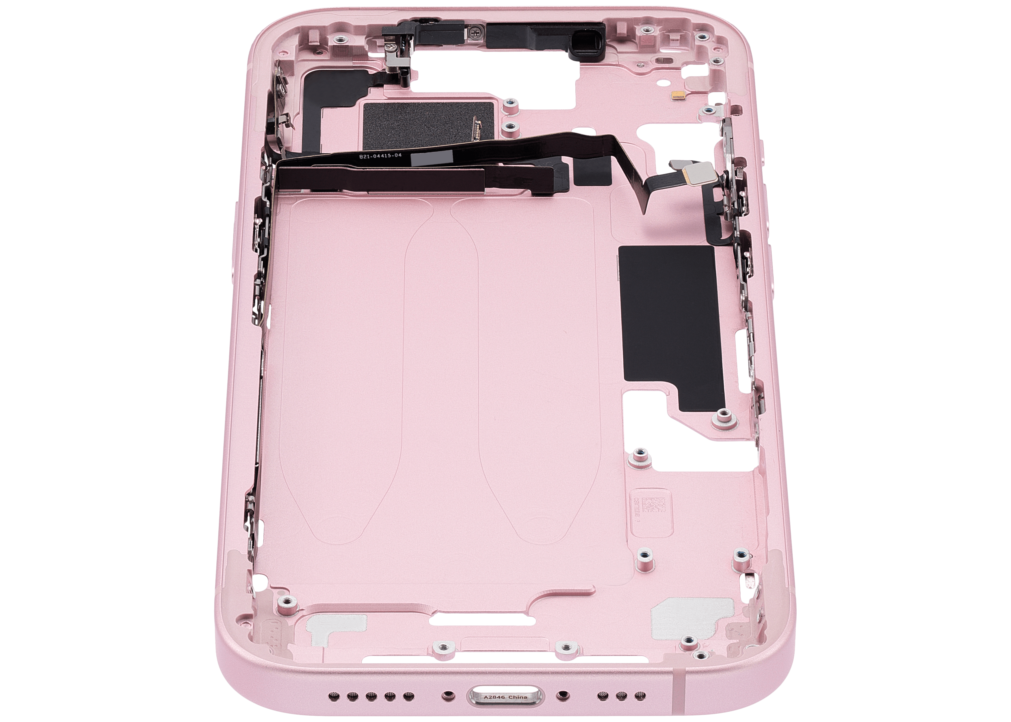 Original Apple-Ausbau C gebraucht – iPhone 15 US Version Rahmen Rosa