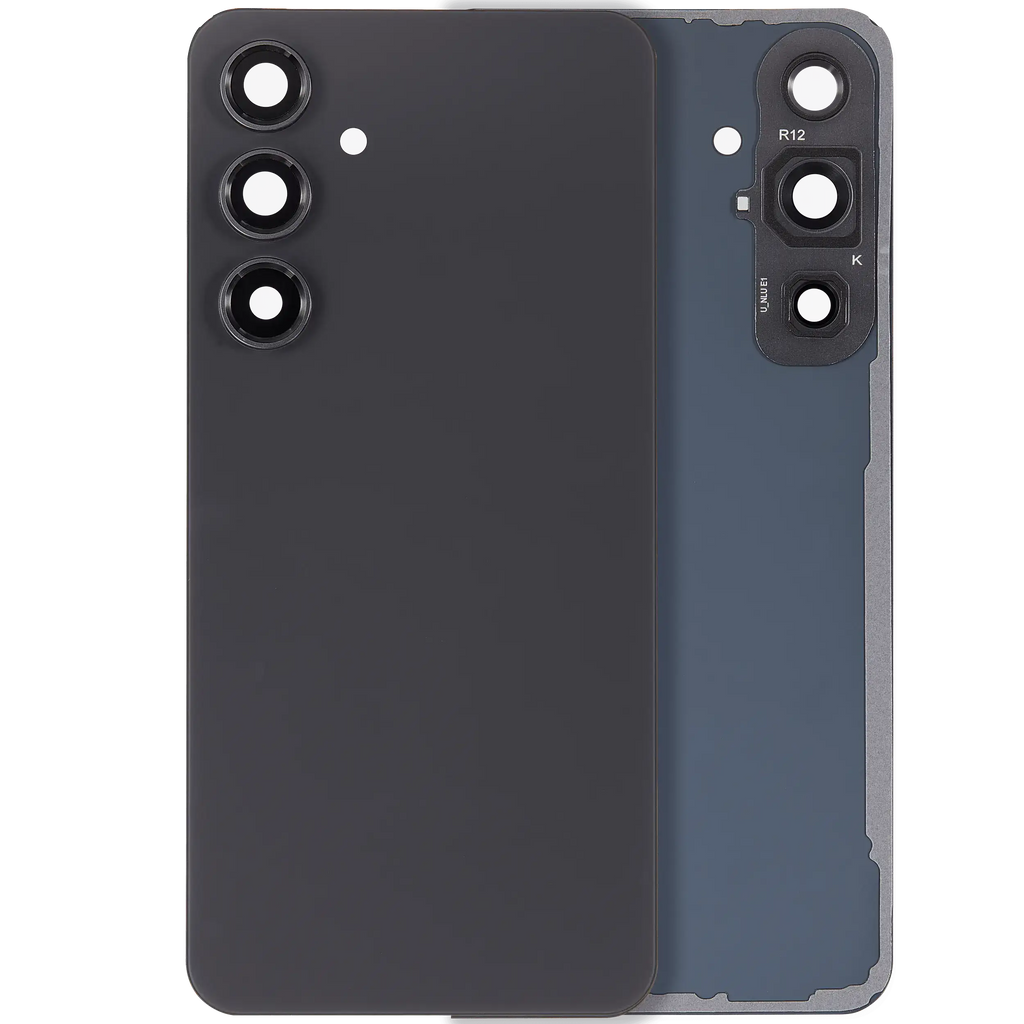 Backcover mit Kameralinse Samsung Galaxy S24 FE Graphite ohne Logo Aftermarket P