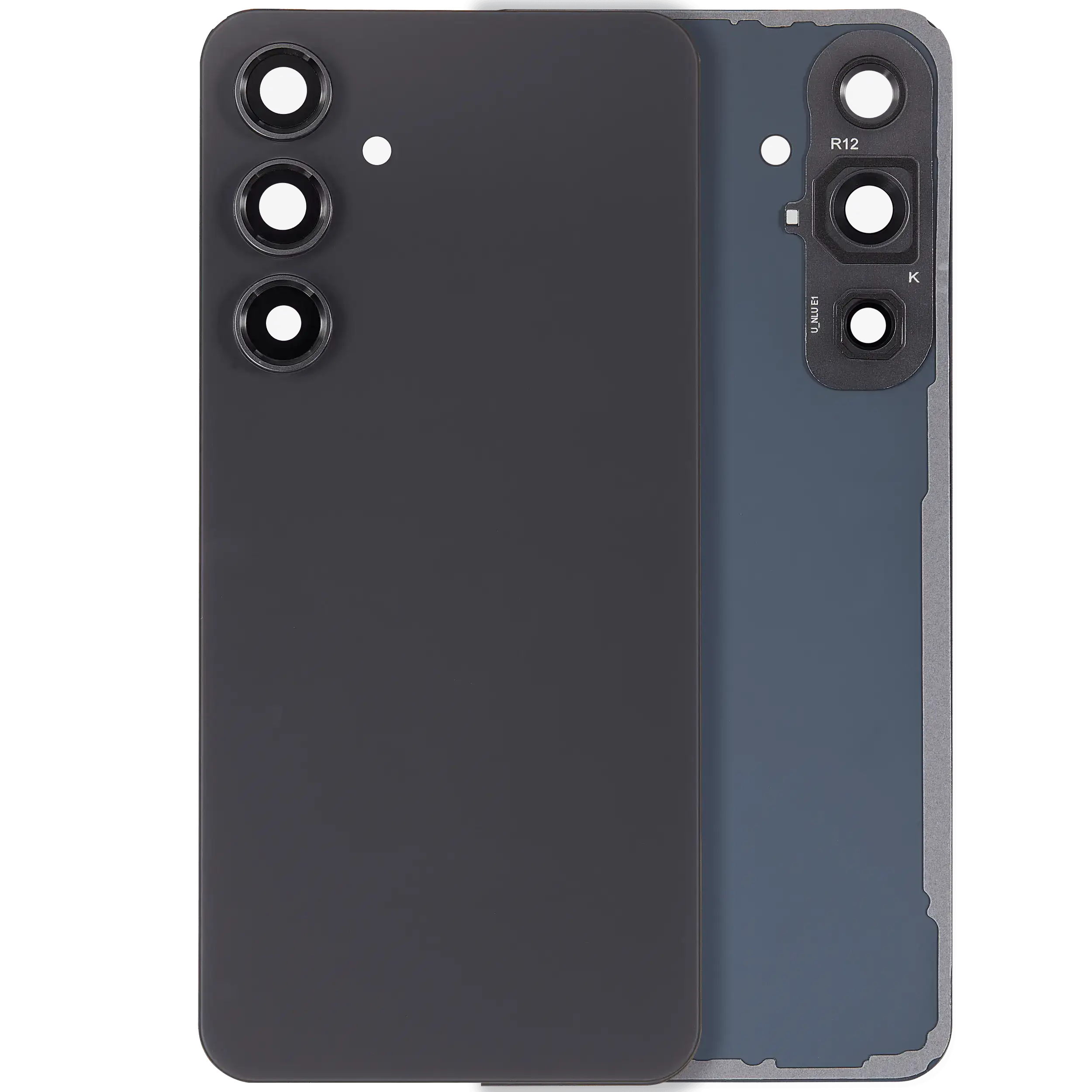 Backcover mit Kameralinse Samsung Galaxy S24 FE Graphite ohne Logo Aftermarket P