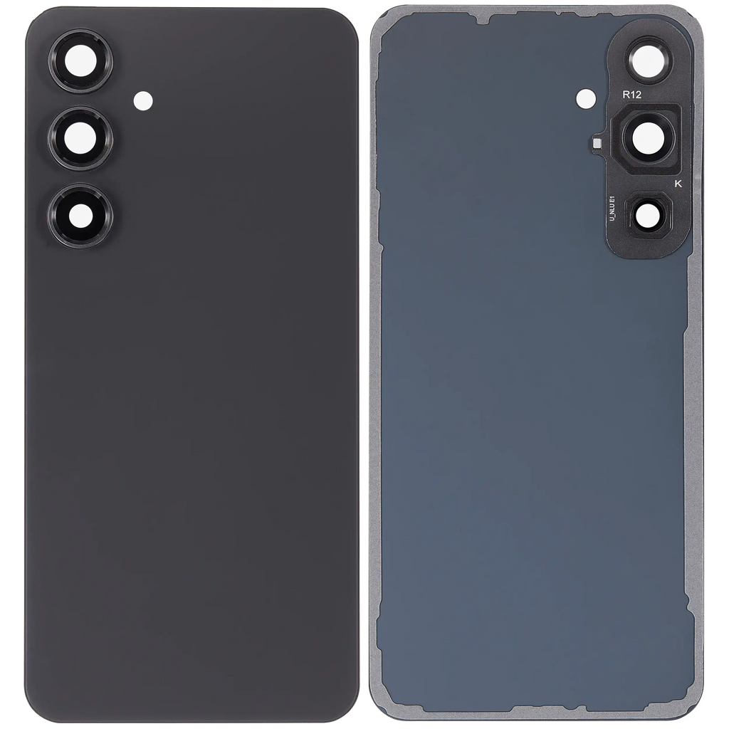 Backcover mit Kameralinse Samsung Galaxy S24 FE Graphite ohne Logo Aftermarket P