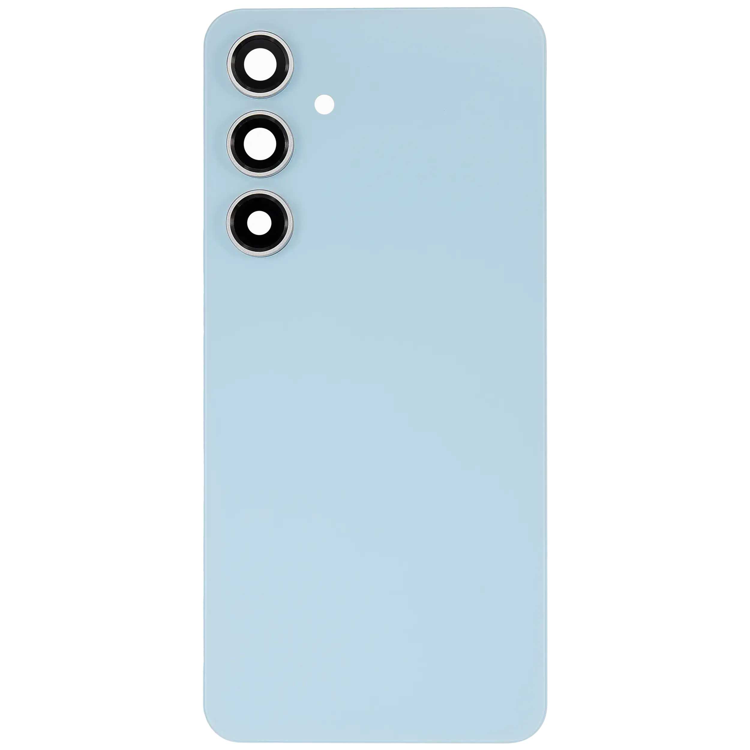 Backcover Glass mit Camera Lens für Samsung Galaxy S24 FE (ohne Logo) (Aftermarket Plus) (Blau)