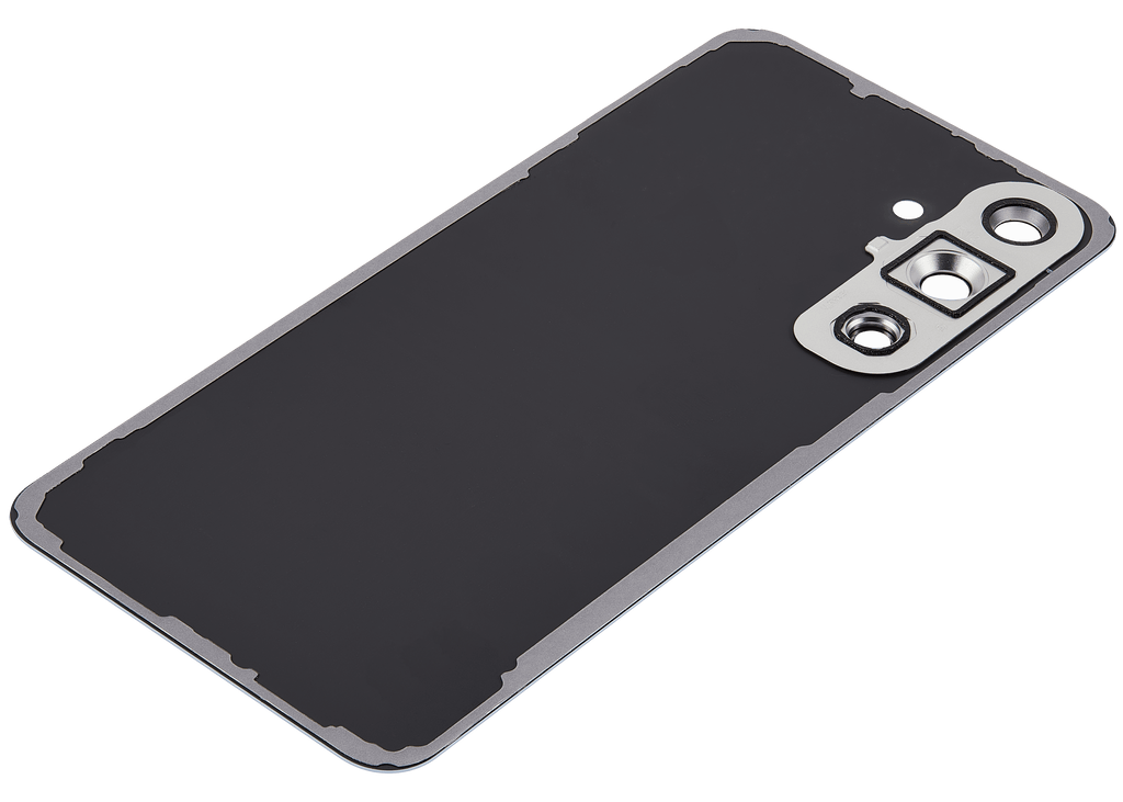 Backcover Glass mit Camera Lens für Samsung Galaxy S24 FE (ohne Logo) (Aftermarket Plus) (Blau)