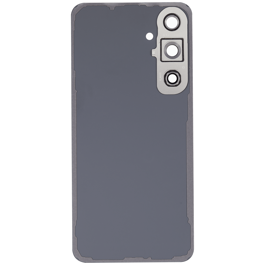 Backcover Glass mit Camera Lens für Samsung Galaxy S24 FE (ohne Logo) (Aftermarket Plus) (Grau)