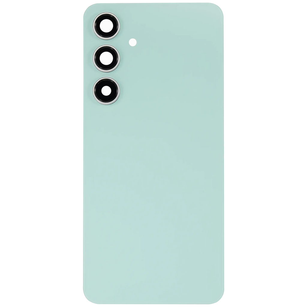 Backcover Glass mit Camera Lens für Samsung Galaxy S24 FE (ohne Logo) (Aftermarket Plus) (Mint)