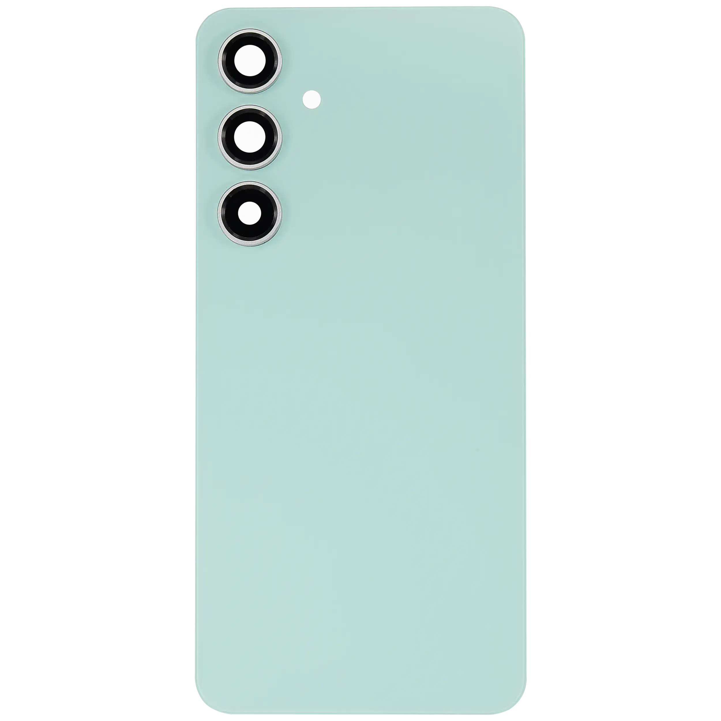 Backcover Glass mit Camera Lens für Samsung Galaxy S24 FE (ohne Logo) (Aftermarket Plus) (Mint)