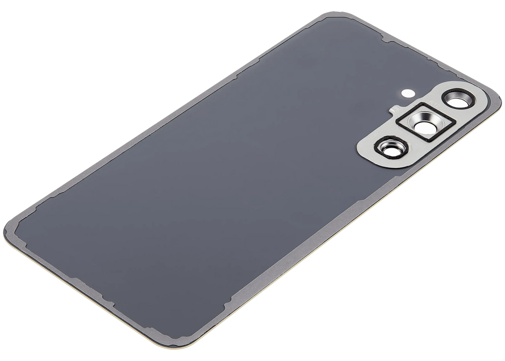 Backcover Glass mit Camera Lens für Samsung Galaxy S24 FE (ohne Logo) (Aftermarket Plus) (Gelb)