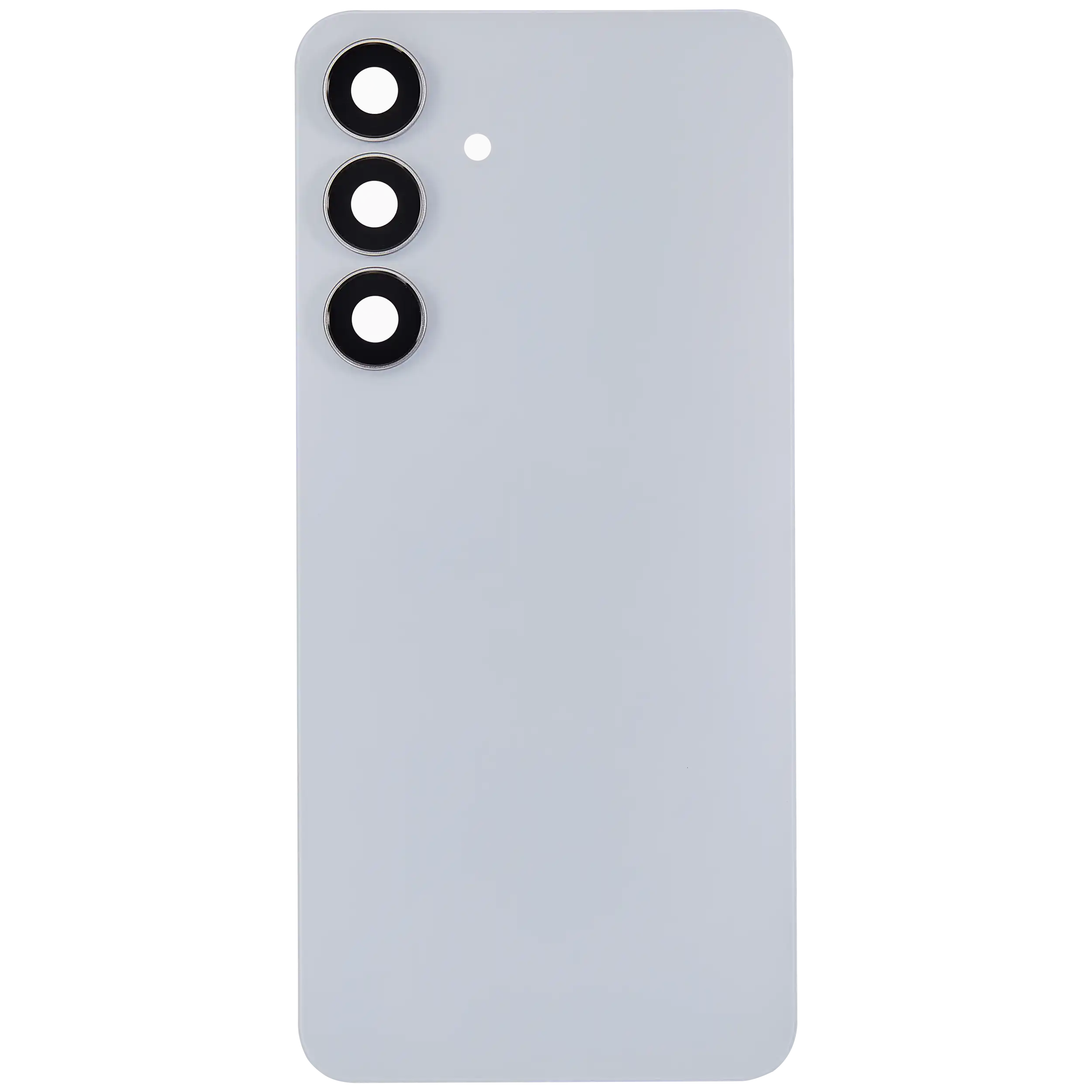 Backcover Glass mit Camera Lens für Samsung Galaxy S25 FE (ohne Logo) (Aftermarket Plus) (Icyblue)