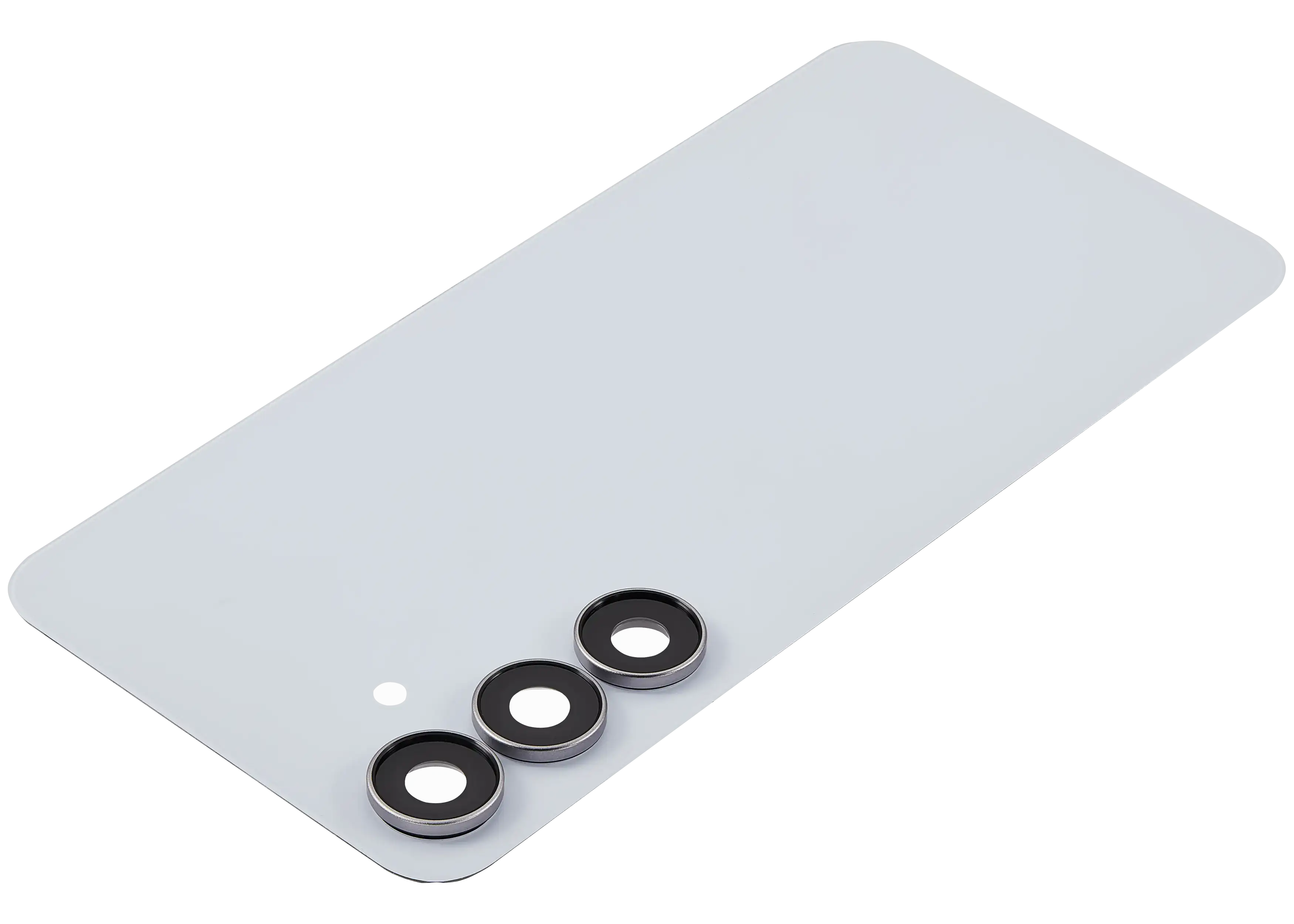 Backcover Glass mit Camera Lens für Samsung Galaxy S25 FE (ohne Logo) (Aftermarket Plus) (Icyblue)