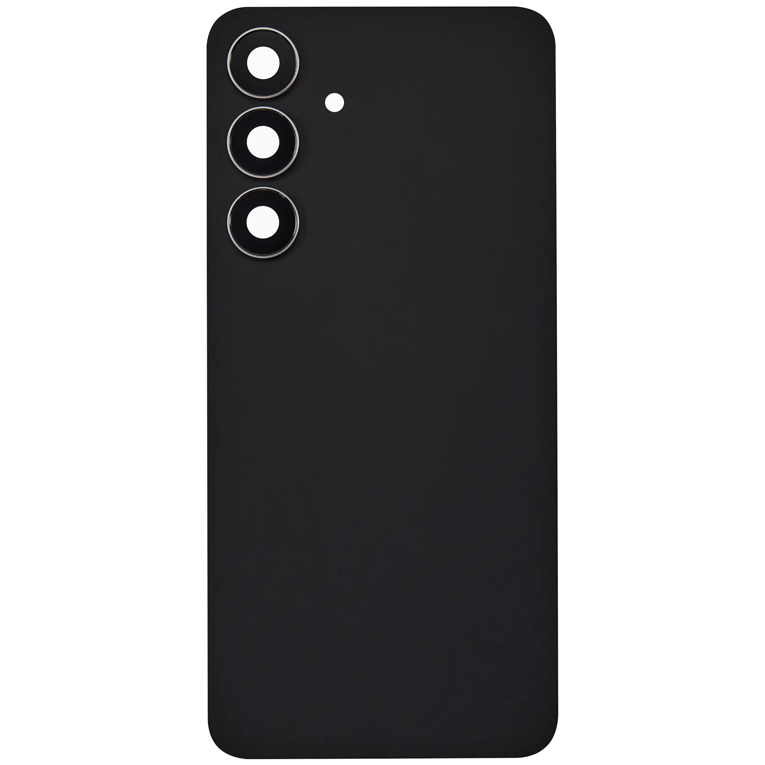 Backcover Glass mit Camera Lens für Samsung Galaxy S25 FE (ohne Logo) (Aftermarket Plus) (Jetblack)
