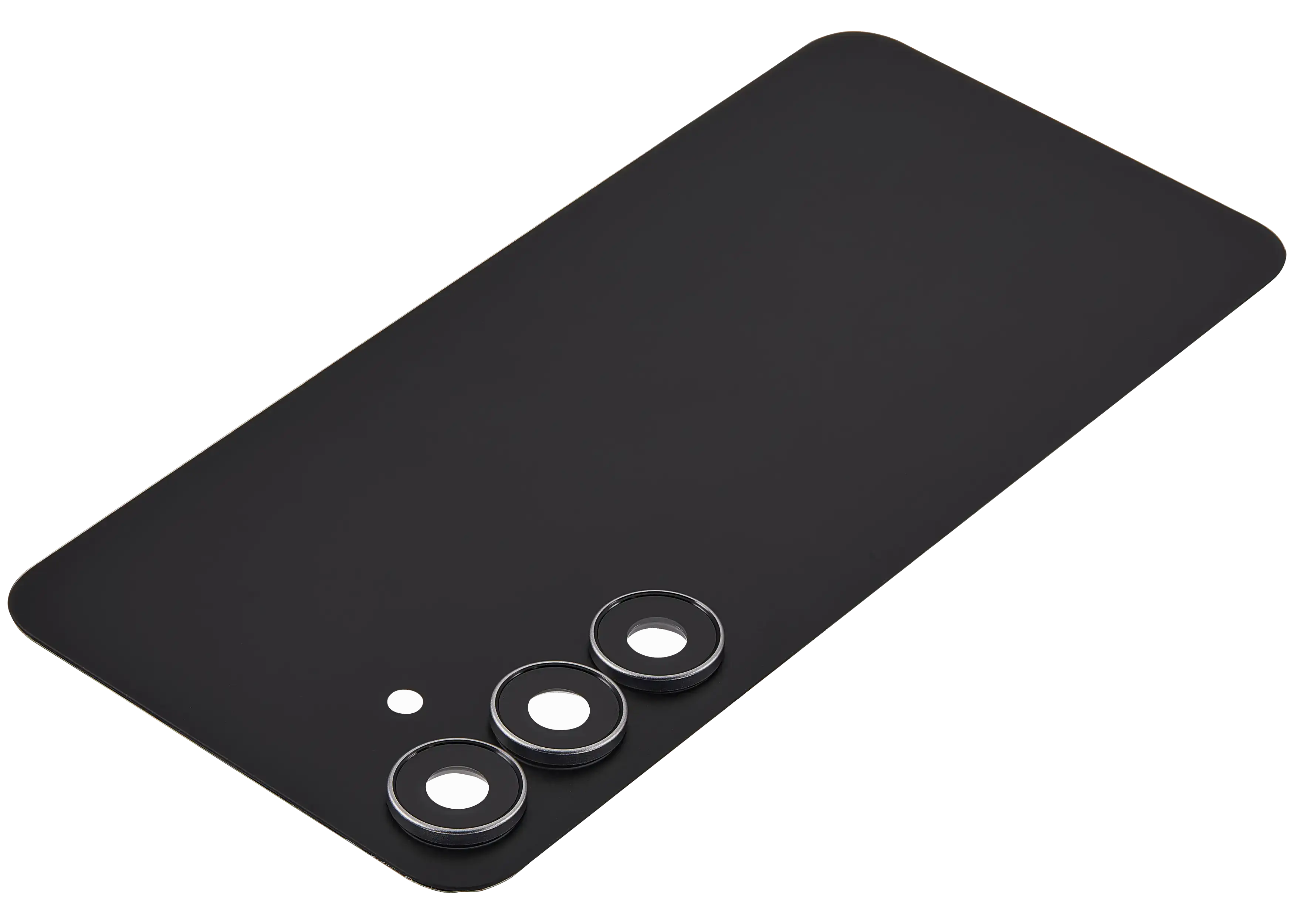 Backcover Glass mit Camera Lens für Samsung Galaxy S25 FE (ohne Logo) (Aftermarket Plus) (Jetblack)