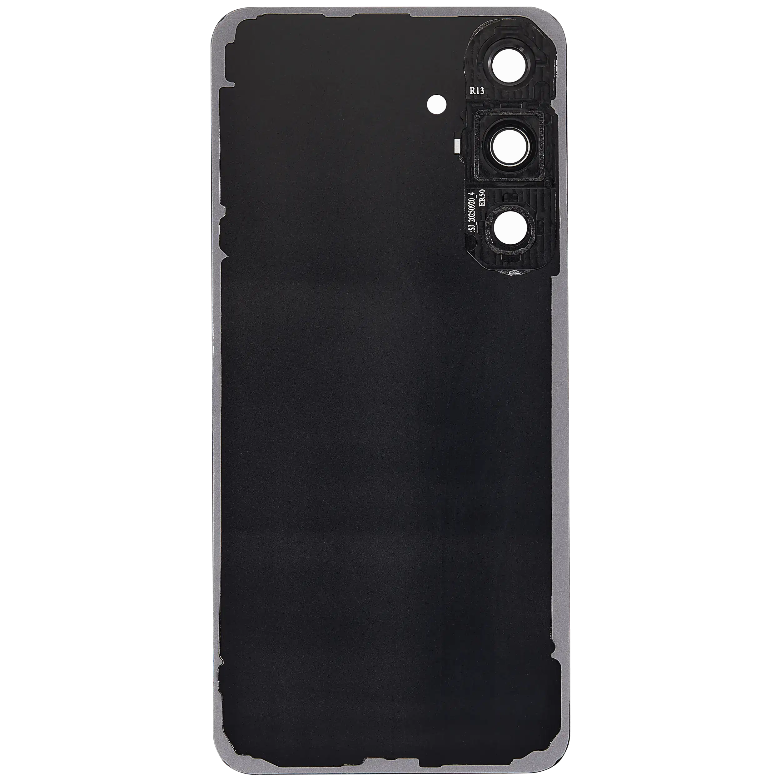 Backcover Glass mit Camera Lens für Samsung Galaxy S25 FE (ohne Logo) (Aftermarket Plus) (Jetblack)