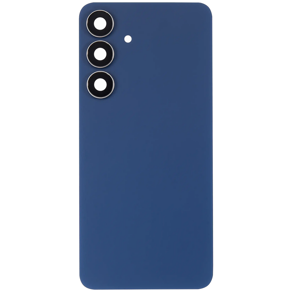 Backcover Glass mit Camera Lens für Samsung Galaxy S25 FE (ohne Logo) (Aftermarket Plus) (Navy)