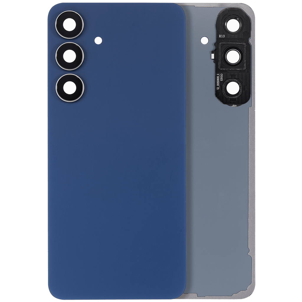 Backcover Glass mit Camera Lens für Samsung Galaxy S25 FE (ohne Logo) (Aftermarket Plus) (Navy)