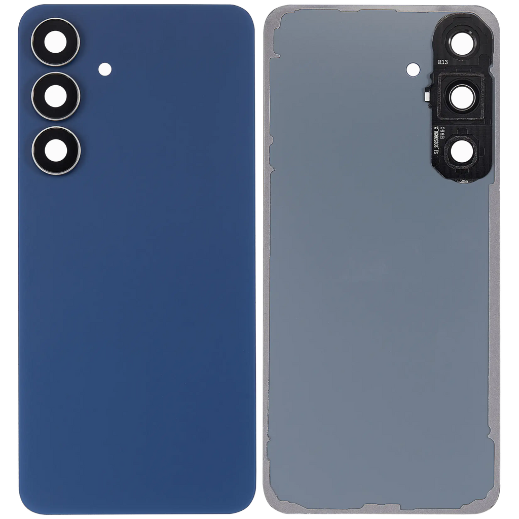 Backcover Glass mit Camera Lens für Samsung Galaxy S25 FE (ohne Logo) (Aftermarket Plus) (Navy)