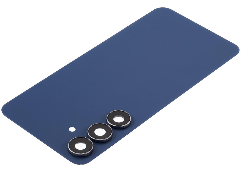 Backcover Glass mit Camera Lens für Samsung Galaxy S25 FE (ohne Logo) (Aftermarket Plus) (Navy)