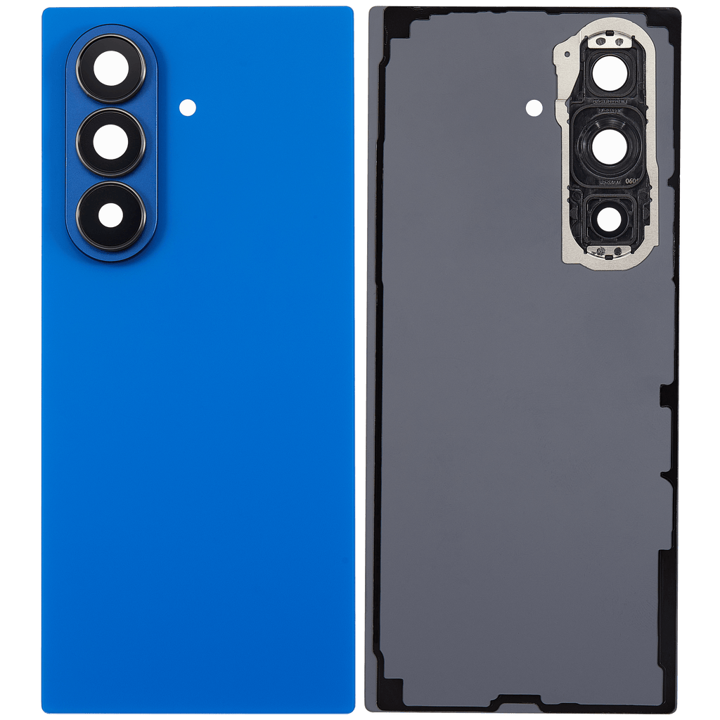 Backcover Glass mit Camera Lens für Samsung Galaxy Z Fold 7 5G (F966) (ohne Logo) (Aftermarket Plus) (Blue Shadow)