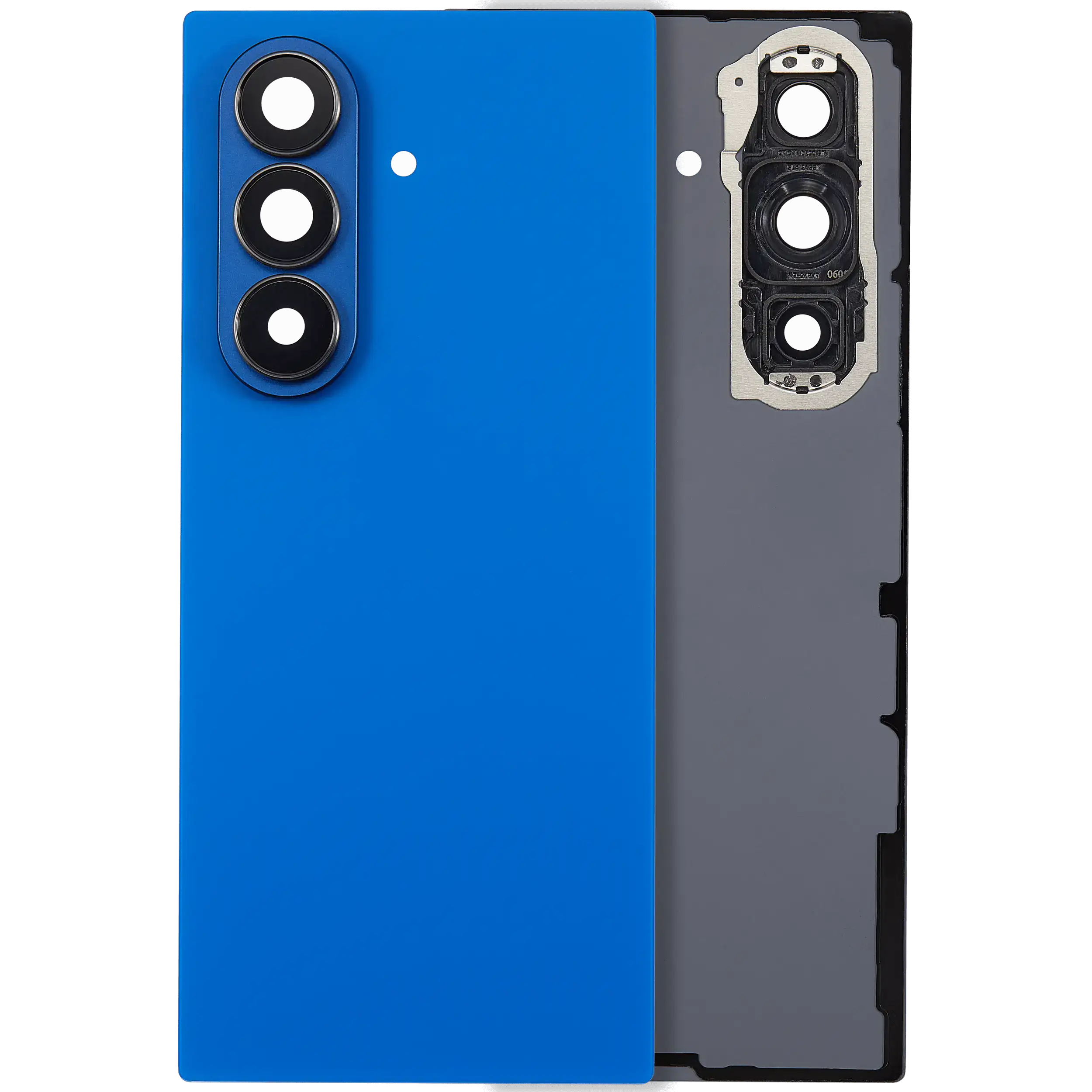 Backcover Glass mit Camera Lens für Samsung Galaxy Z Fold 7 5G (F966) (ohne Logo) (Aftermarket Plus) (Blue Shadow)