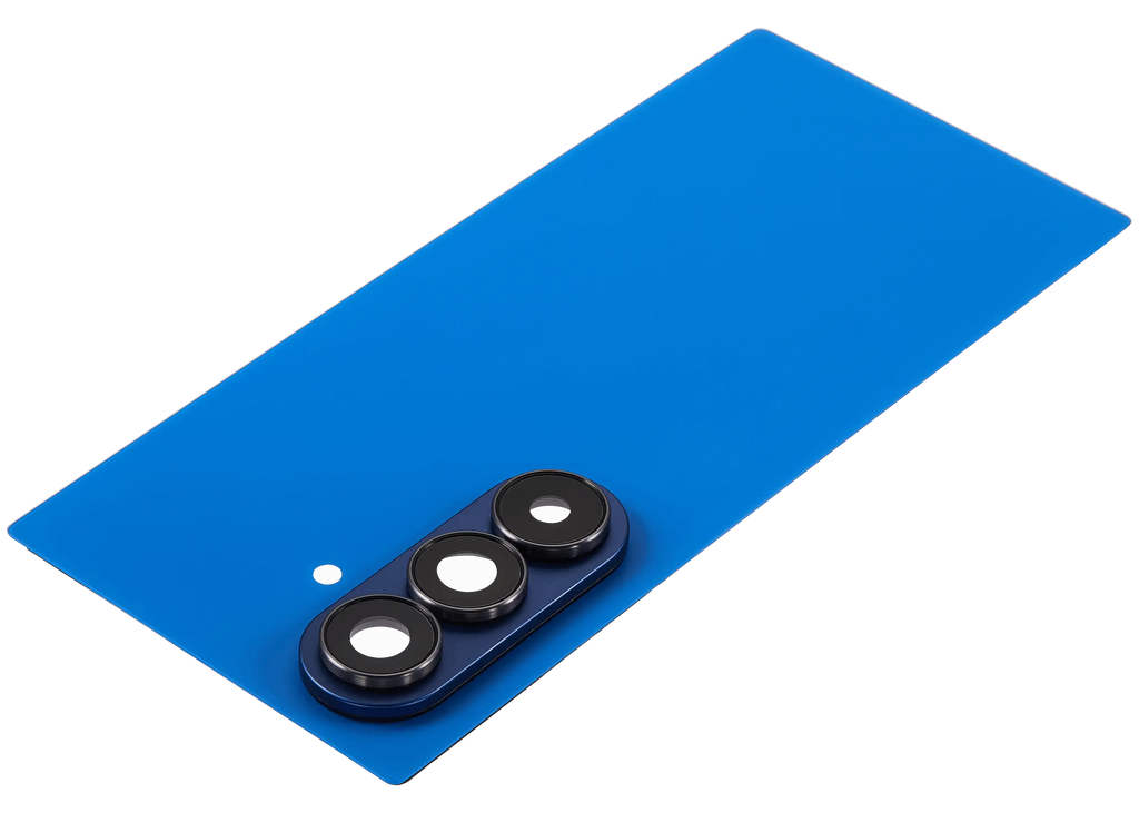 Backcover Glass mit Camera Lens für Samsung Galaxy Z Fold 7 5G (F966) (ohne Logo) (Aftermarket Plus) (Blue Shadow)