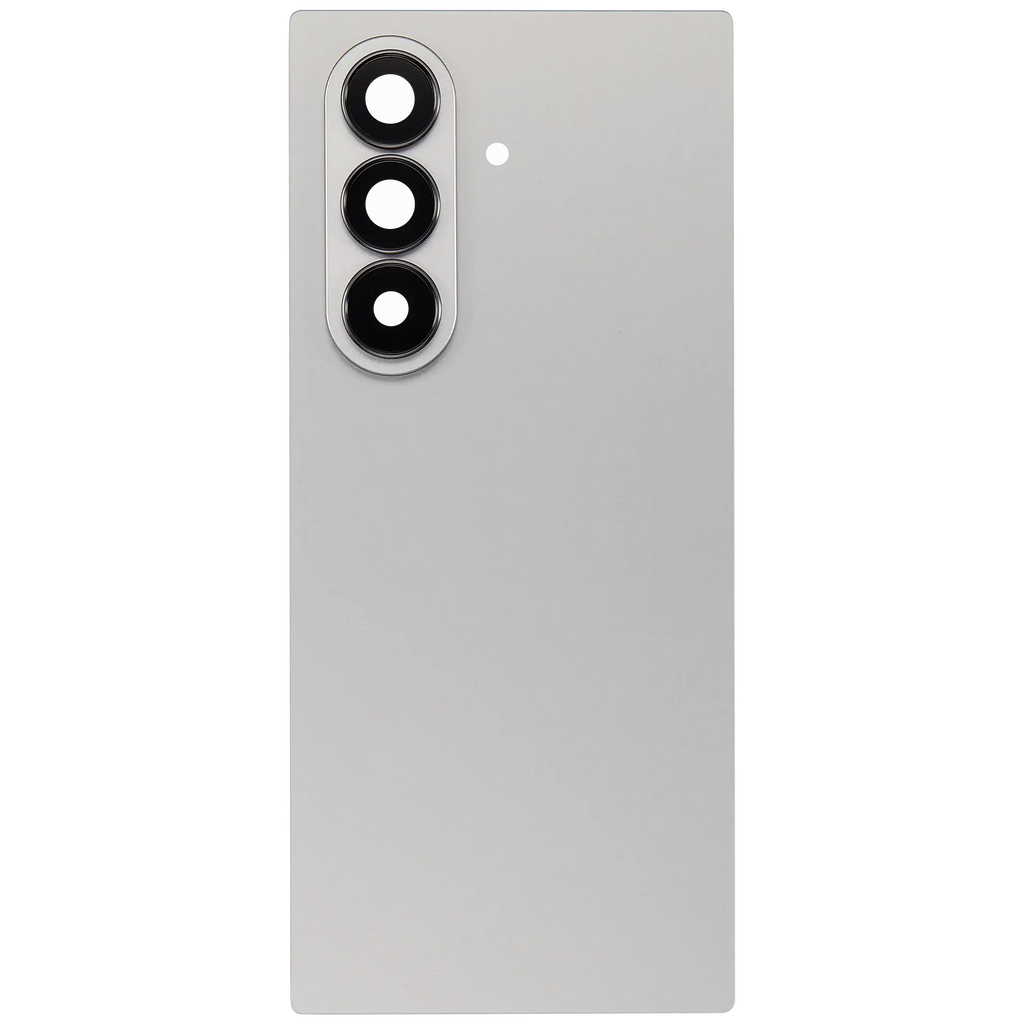 Backcover Glass mit Camera Lens für Samsung Galaxy Z Fold 7 5G (F966) (ohne Logo) (Aftermarket Plus) (Silver Shadow)