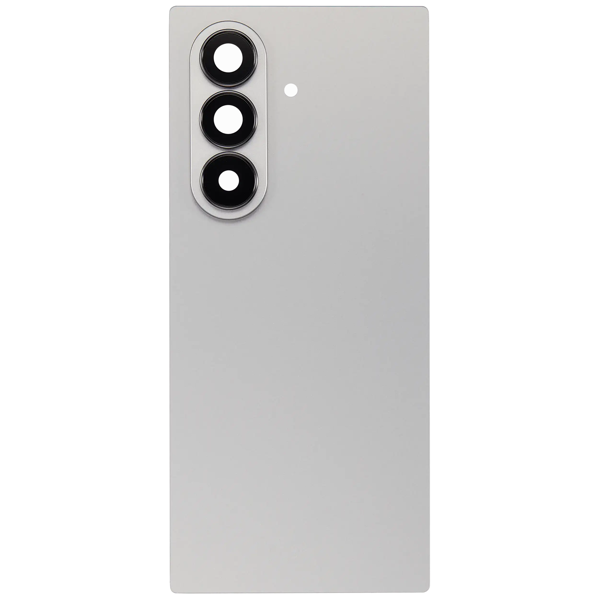 Backcover Glass mit Camera Lens für Samsung Galaxy Z Fold 7 5G (F966) (ohne Logo) (Aftermarket Plus) (Silver Shadow)
