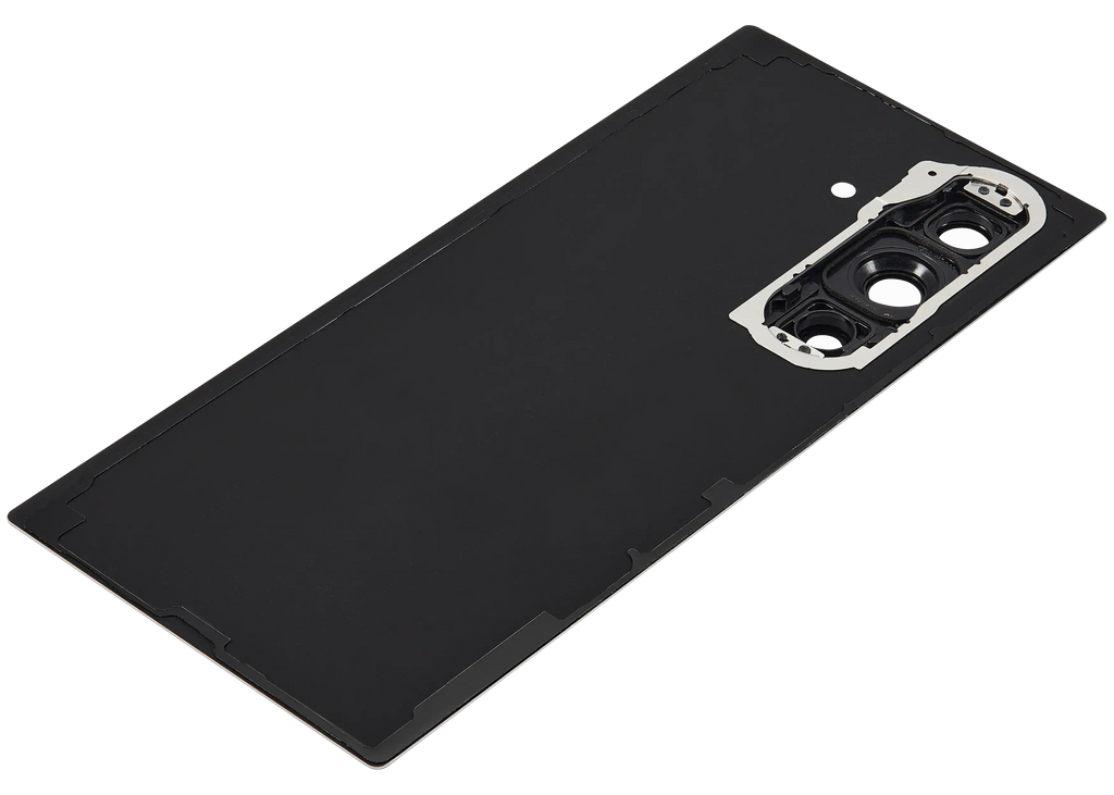 Backcover Glass mit Camera Lens für Samsung Galaxy Z Fold 7 5G (F966) (ohne Logo) (Aftermarket Plus) (Silver Shadow)