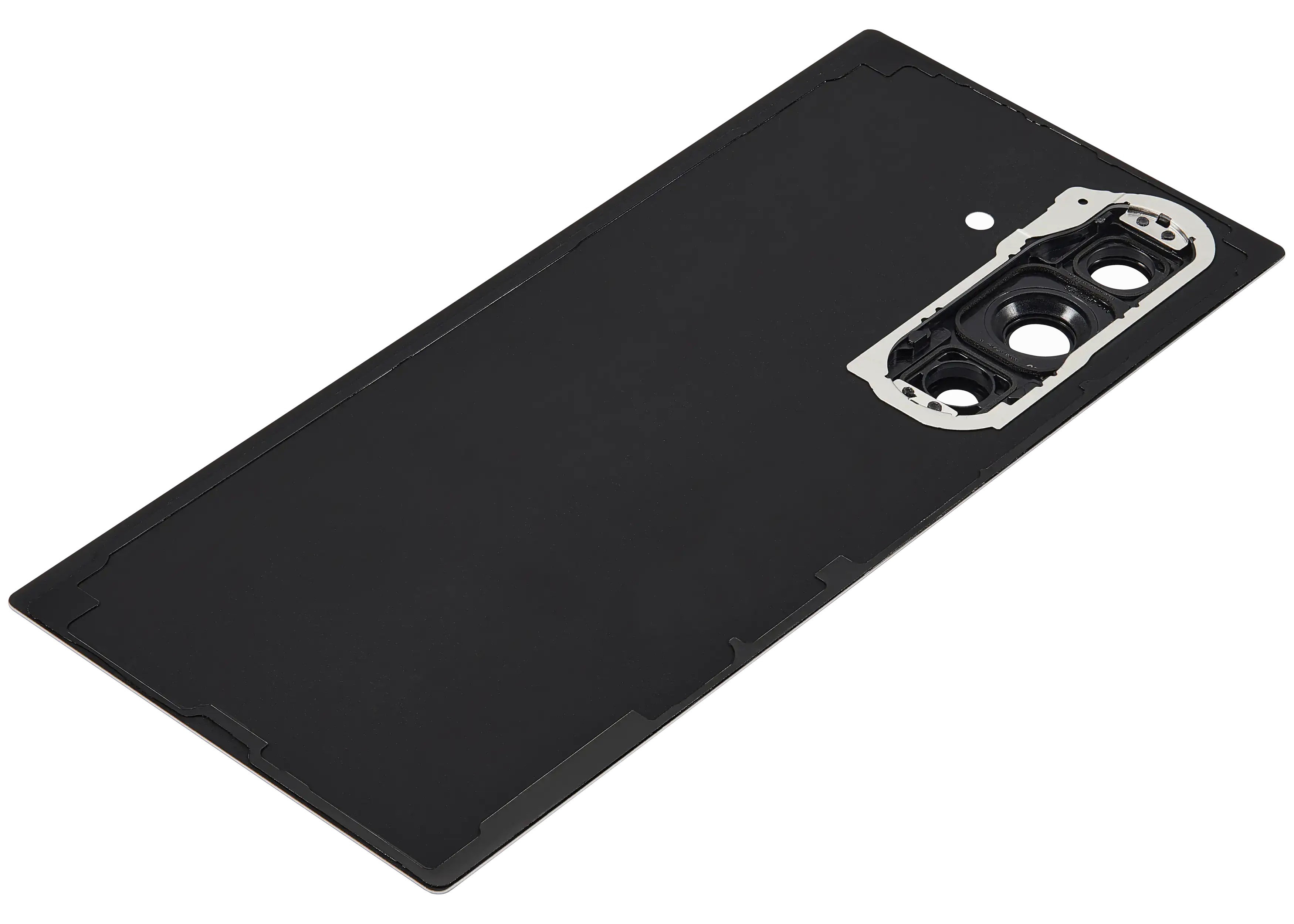 Backcover Glass mit Camera Lens für Samsung Galaxy Z Fold 7 5G (F966) (ohne Logo) (Aftermarket Plus) (Silver Shadow)
