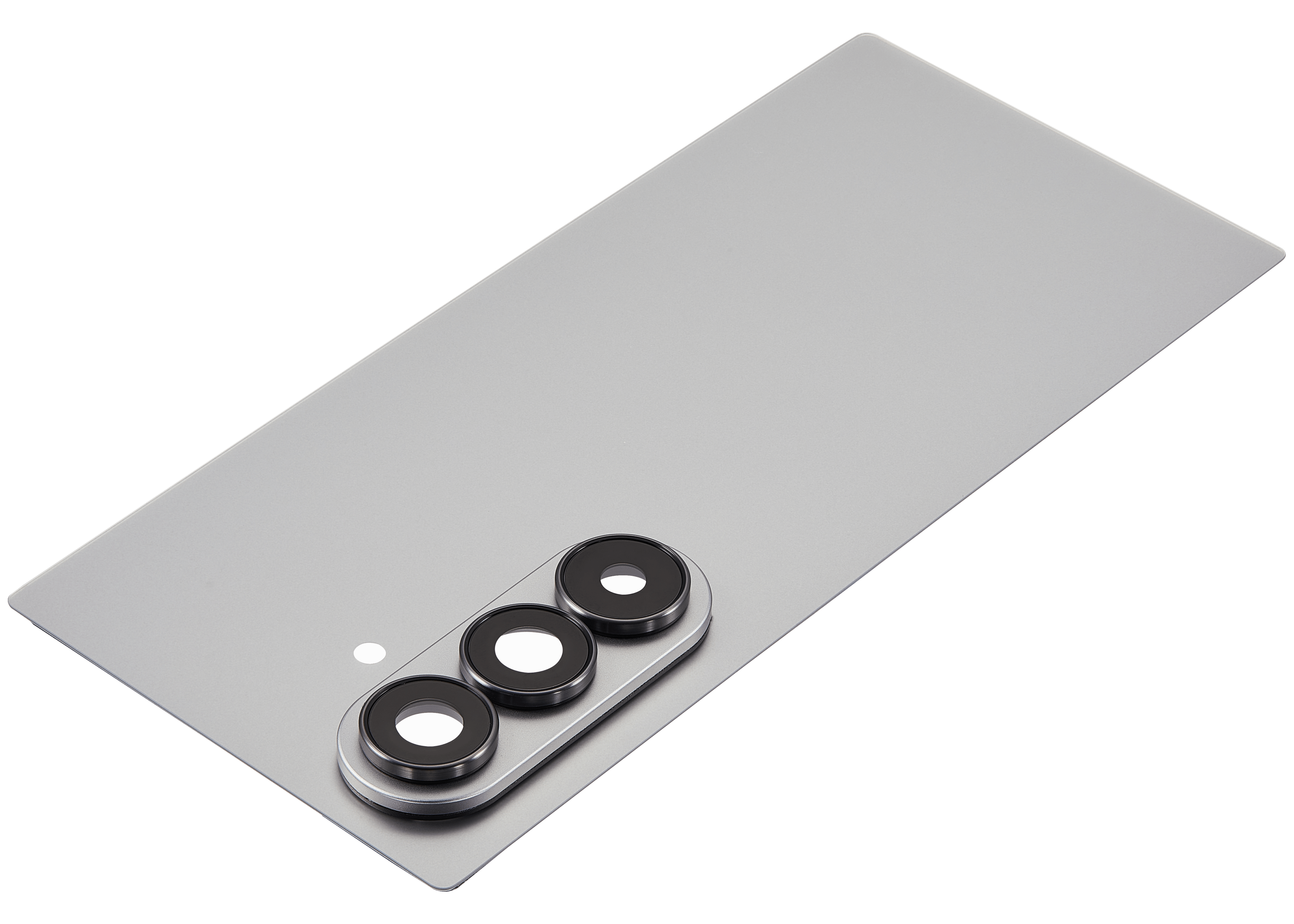 Backcover Glass mit Camera Lens für Samsung Galaxy Z Fold 7 5G (F966) (ohne Logo) (Aftermarket Plus) (Silver Shadow)