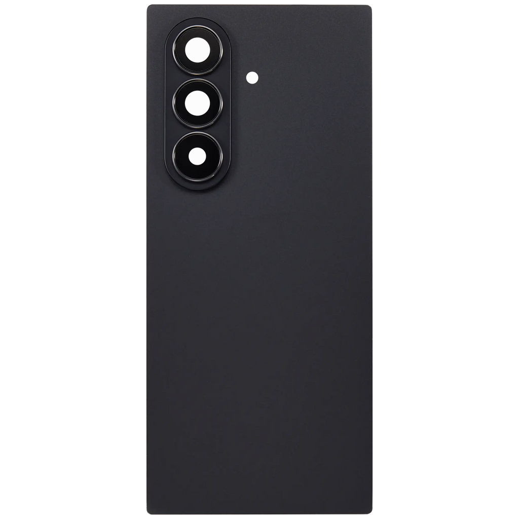Backcover Glass mit Camera Lens für Samsung Galaxy Z Fold 7 5G (F966) (ohne Logo) (Aftermarket Plus) (Jet Black)